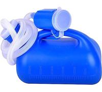 SFQEVHRZ Urinatoio Unisex Bottiglia per l'urina， Orinatoio da Letto Maschile, Vaso for pipì, Contenitore da 3000 ml con Tubo da 1,6 m(Beige)