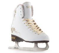 SFR Skates Glitra Pattini su ghiaccio, Unisex bambini, Glitra, bianco (white), 39.5 EU
