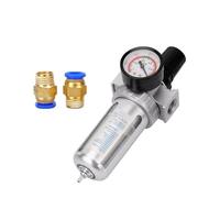SFR200 1/4 compressore d'aria filtro regolatore separatore olio-acqua scaricatore di condensa valvola di regolazione della pressione accessori pneumatici(SFR with PC6)