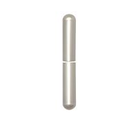 SFS 936084 - Manicotto terminale dim, rotondo, nastro, diametro 15 mm, 92 mm, in alluminio nichelato opaco, 953982