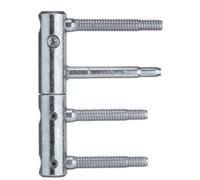 SFS INTEC Cerniera 11R regolabile a 4 gambi col. ZINCATO GSS ø diametro 20