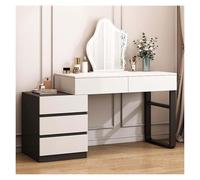 SFSLBFB Tavolo da toeletta, toletta, Tavolo da Trucco, Set da toeletta con Grande Specchio Illuminato, Tavolo da toeletta per Camera da Letto con cassetti (Specchio B, 100x40x73 cm)
