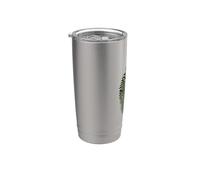 Sfumatura verde con impronte digitali giganti Bicchiere termico in acciaio inox doppia parete