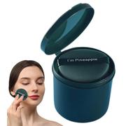 Sfumo in polvere bagnato e secco - spugna per il trucco lavabile per liquido e polvere, applicatore di fondazioni cosmetiche morbide con cinturino | Sponge di bellezza riutilizzabile per il viso, sbuf