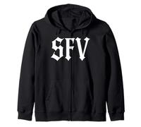 SFV San Fernando Valley California Van Nuys 818 Los Angeles Felpa con Cappuccio