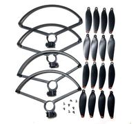SFWWPFSKK Compatibile con S6S Mini Brushless RC Drone Pezzi di Ricambio LS-S6S Quadcopter Braccio trasmettitore Kit Motore di Protezione elica(Blade Guard Kit)