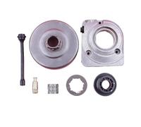 SFWWPFSKK Kit Corona pignone Frizione 3/8"-7T Compatibile con 394 395 394XP 395XP con Pompa Olio, turbina, ricambi for Motosega universali