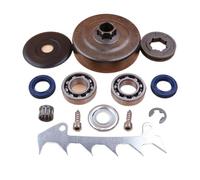 SFWWPFSKK Tamburo Frizione Pignone Cuscinetto Corona Guarnizione Set di Denti di Registrazione Compatibile 017 018 MS170 MS180 MS 180 170 Parti di Ricambio for Motosega Universale