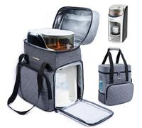 SFYBYHEART Custodia da trasporto compatibile con dispenser di formula avanzata Baby Brezza Formula Pro, borsa da viaggio per miscelatori di formule per bambini, borsa da viaggio con tasche per oggetti