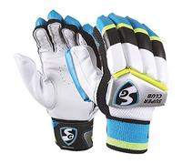 SG Batting Gloves Super Club | LH, Junior Size, Multicolor | Professional Grade Padded Gloves | Superior Finger Protection | Comfortable & Durable Wicketkeeper Gloves for Junior Cricketers