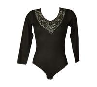 SG Body donna TOGETHER MAPOM manica lunga in pizzo fuori lana all interno cotone