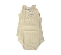 SG Body neonato neonata ELLEPI confezione 2 capi spalla larga cotone sulla pelle