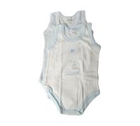 SG Body neonato neonata ELLEPI confezione 2 capi spalla larga cotone underwear a