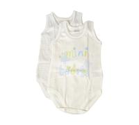 SG Body neonato neonata ELLEPI confezione 2 capi spalla larga cotone underwear a