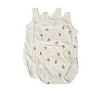SG Body neonato neonata PLAYTEX confezione 2 capi spalla larga cotone underwear