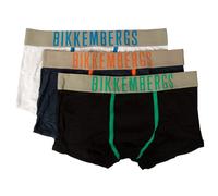 SG Boxer uomo BIKKEMBERGS confezione 3 capi elastico a vista cotone elasticizzat