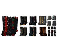 SG Calza uomo CIOCCA lunghe alte confezione 6 paia di calze in caldo cotone con