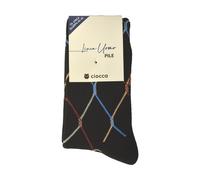 SG Calza uomo CIOCCA un paio di calzettoni alti lunghi calzini in caldo pile art