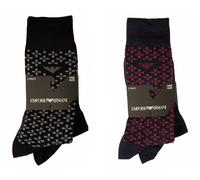 SG Calze uomo EMPORIO ARMANI 2 paia di calze corte cotone con logo calzini artic