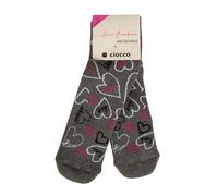 SG Calzino bimba CIOCCA ragazza un paio di calze corte basse antiscivolo misto c