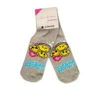 SG Calzino bimba CIOCCA ragazza un paio di calze corte basse antiscivolo misto c