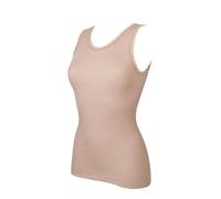 SG Camiciola canottiera RAGNO donna spalla larga con pizzo cachemirette leggera