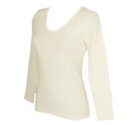 SG Camiciola donna manica lunga 85% lana merino e 15% seta RAGNO articolo 074029