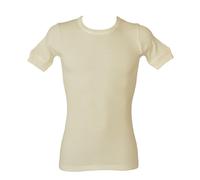 SG Camiciola uomo INFIL maglia intima mezza manica girocollo a costina misto lan