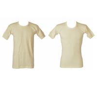 SG Camiciola uomo LIABEL maglia intima mezza manica misto lana irrestringibile a