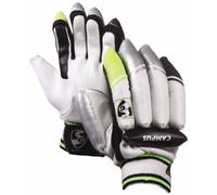SG Campus Cricket Batting Gloves | Colour: White | Size: Mens RH | For Right-Hand Batsman | Lightweight | Professional Grade Padded Gloves | Superior Finger Protection