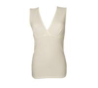 SG Canottiera donna RAGNO camiciola spalla larga lana cotone con forma seno incr