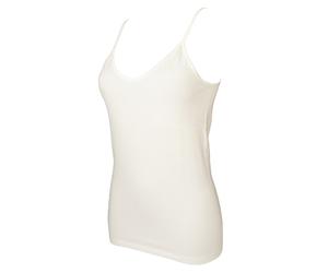 SG Canottiera top laccino donna camiciola cotone sulla pelle lana fuori RAGNO ar