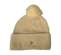 SG Cappello donna TOMMY HILFIGER con risvolto logo di metallo e pon pon articolo