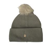 SG Cappello donna TOMMY HILFIGER con risvolto logo di metallo e pon pon articolo