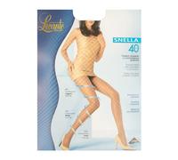 SG Collant calze donna 40 den 44 dtex compressione graduata cuciture piatte LEVA