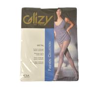 SG Collant donna GLIZY calza melange effetto metallico tassello in cotone artico