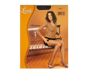 SG Collant doppio effetto rete su collant elasticizzato tassello cotone cuciture