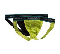 SG Confezione 2 Jockstrap sospensorio slip uomo underwear EMPORIO ARMANI artico