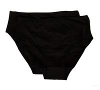 RAGNO 2 Slip Donna Vita Alta Biocotton 07455q, Nero, 6