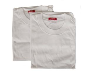 SG Confezione 2 t-shirt intime uomo camiciola cotone manica corta girocollo bipa