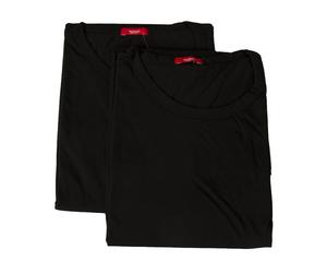 SG Confezione 2 t-shirt intime uomo camiciola cotone manica corta girocollo bipa