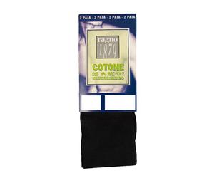 SG Confezione due paia calze uomo lunghe sottoginocchio calzini alti cotone RAGN
