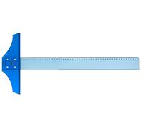 SG Education AR 32260 TSPLAS60 T-Square, A2, acrilico, 60 cm, blu