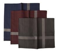 SG Fazzoletti PEROFIL confezione 3 pezzi cm.45x45 orlo rulè puro cotone articol