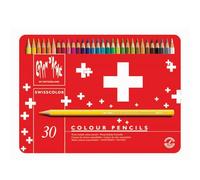SG istruzione CD 1285 - 730 Caran d' Ache Swisscolor - Matita (confezione da 30), multicolore