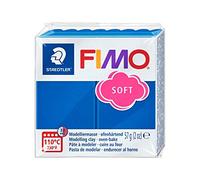 SG istruzione Fimo 8020 37 Fimo Soft pasta da modellare, 57 g, Pacific Blue