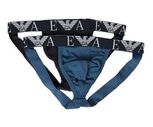 SG Jockstrap EMPORIO ARMANI sospensorio confezione 2 pezzi slip uomo elastico a