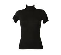 SG Maglia donna dolcevita ciclista mezza manica RAGNO collo alto calda viscosa s