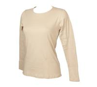 SG Maglia girocollo donna RAGNO manica lunga in caldo cotone biologico caldo e s