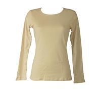 SG Maglia girocollo donna RAGNO manica lunga in caldo cotone biologico caldo e s